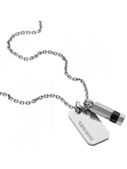 Diesel Collana da uomo con ciondoli DX1156040 uomo