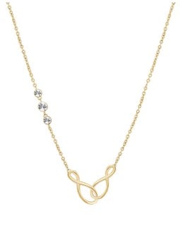 Brosway Elegante collana con nastro infinito placcata in oro BBN10 donna