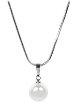 Levien Incantevole collana di perle bianche donna