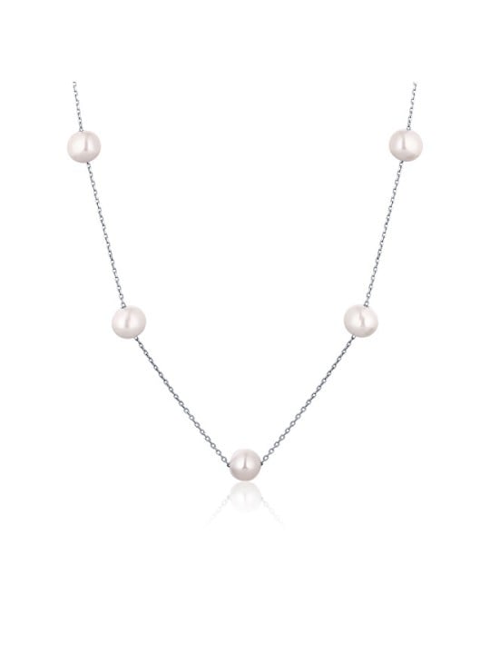 JwL Luxury Pearls Collana di delicate 5 perle autentiche JL0755 donna