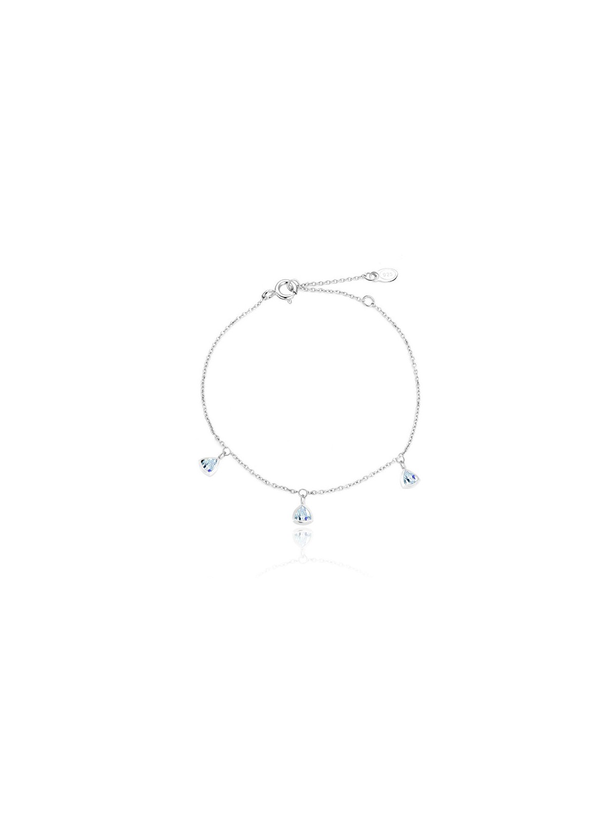 Beneto Exclusive Elegante bracciale in argento con topazio TOPAGB5/20 donna
