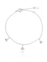 Beneto Exclusive Elegante bracciale in argento con topazio TOPAGB5/20 donna
