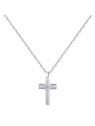 Brosway Elegante collana in acciaio con croce Backliner BBC04 uomo