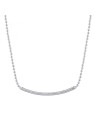 Rosato Incantevole collana in argento con zirconi Bianca RZBI01 donna