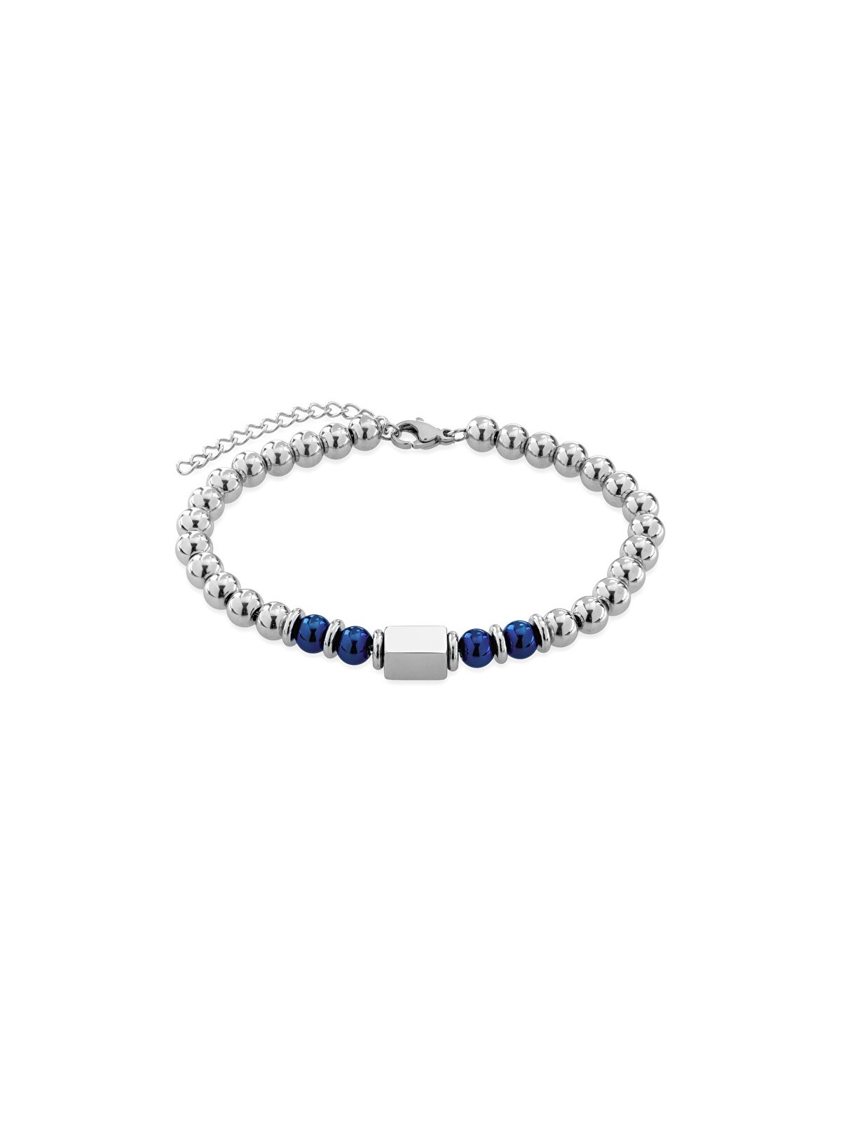 Troli Bracciale da uomo in acciaio con perline VESB0959SBL uomo