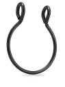 Troli Anello finto per il naso setto nasale in acciaio VSE6016B-PET unisex