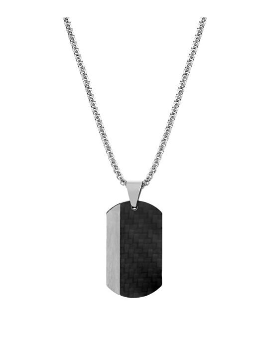 Troli Collana da uomo moderna con distintivo militare VAASN189S uomo