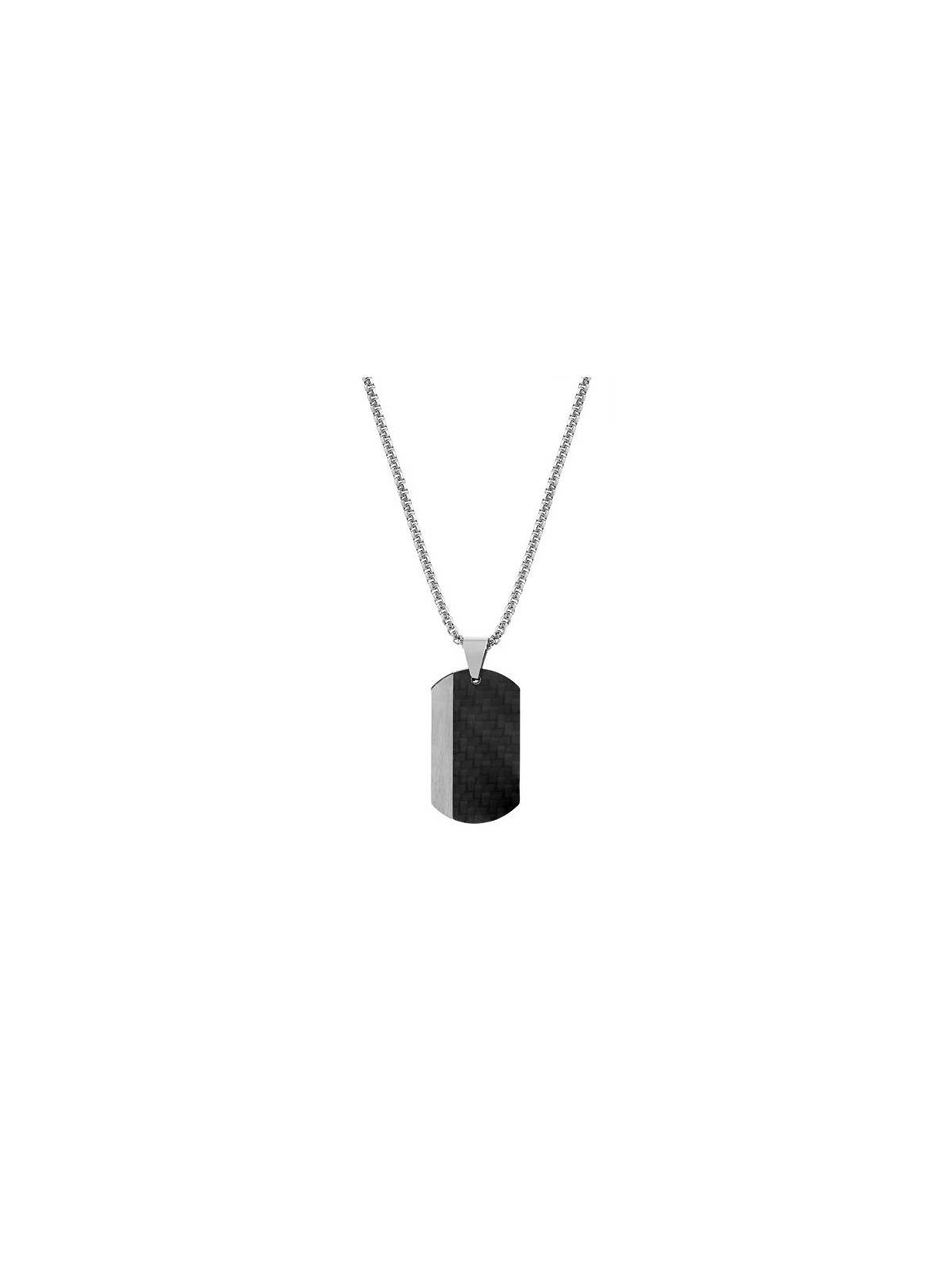 Troli Collana da uomo moderna con distintivo militare VAASN189S uomo