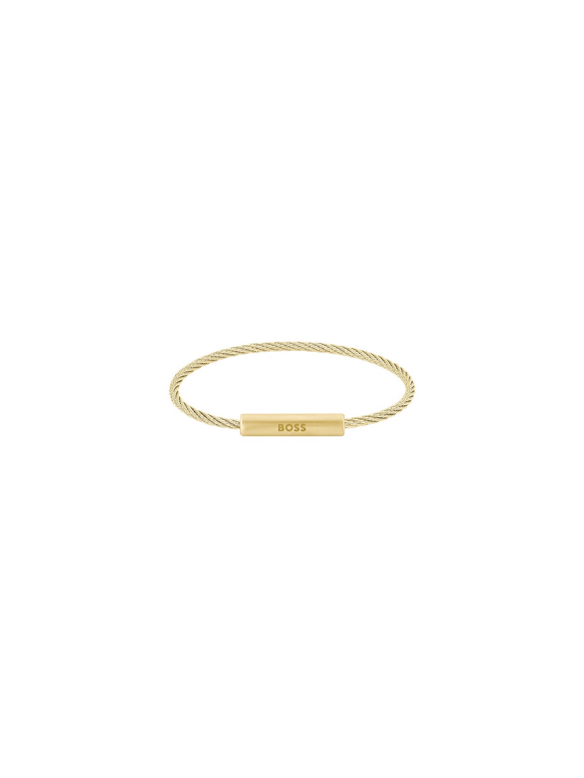 Hugo Boss Bracciale alla moda placcato oro Alek 1580388 uomo