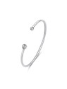 S'Agapõ Bracciale in acciaio massiccio con cristalli a scatto SCK236 donna