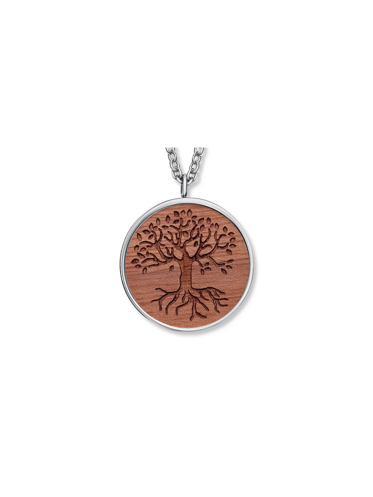 CRYSTalp Elegante collana in acciaio con l'Albero della Vita 30436.W2.E.03 donna