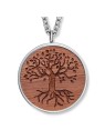 CRYSTalp Elegante collana in acciaio con l'Albero della Vita 30436.W2.E.03 donna