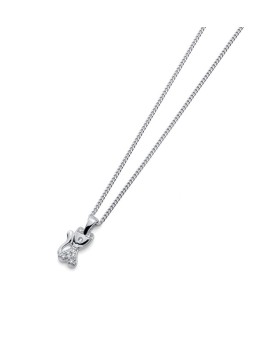 Oliver Weber Bellissima collana a forma di gatto con zirconi 61261 donna