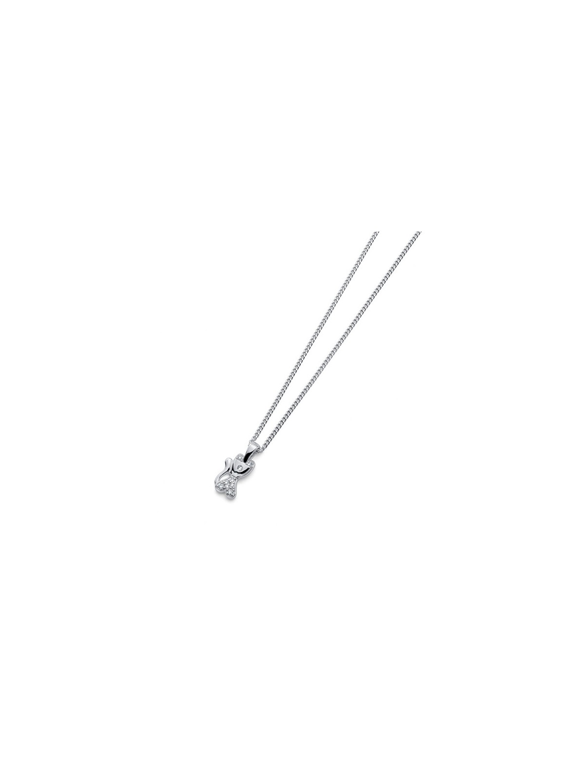 Oliver Weber Bellissima collana a forma di gatto con zirconi 61261 donna