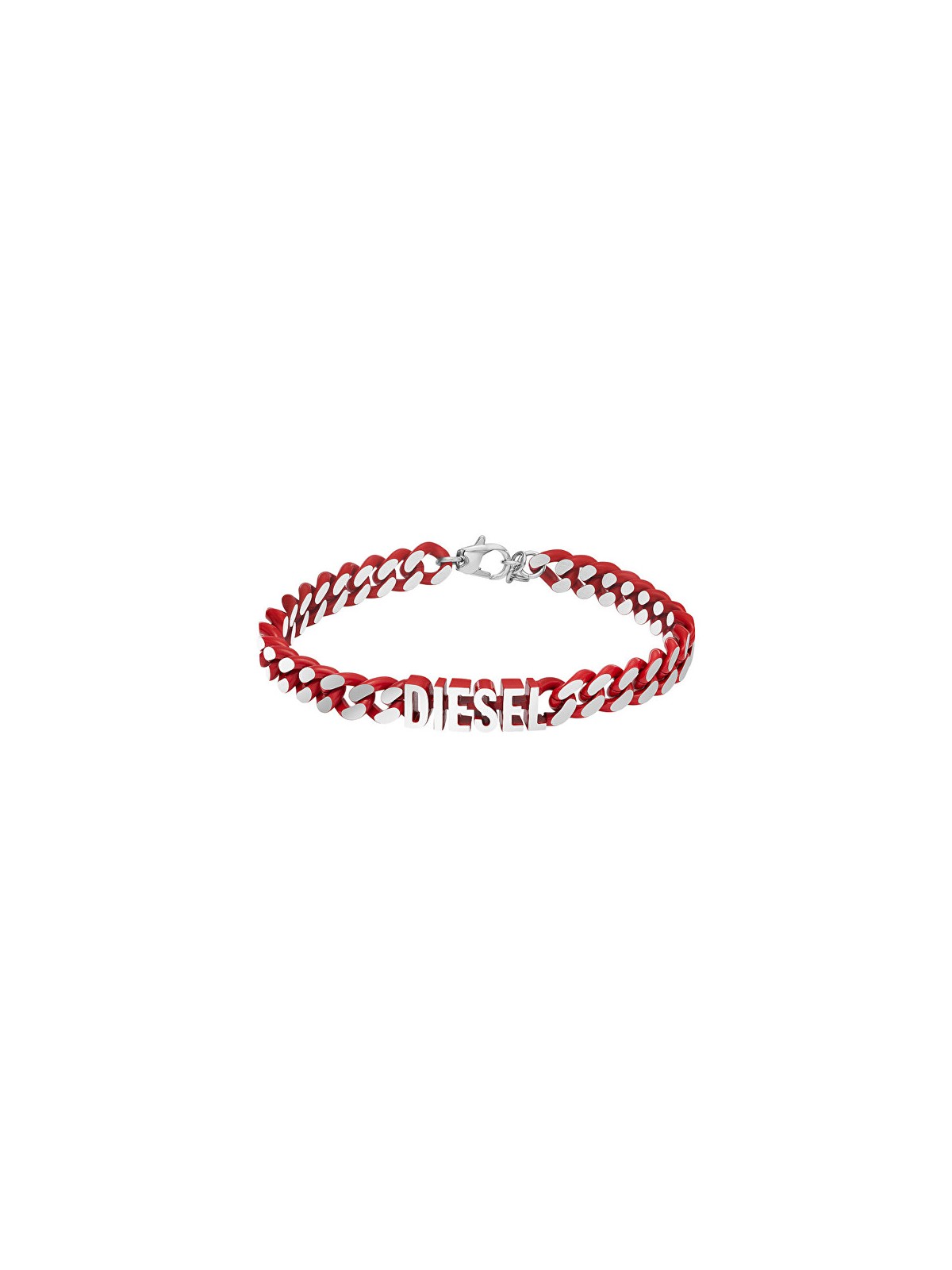 Diesel Bracciale in acciaio massiccio DX1415040 unisex