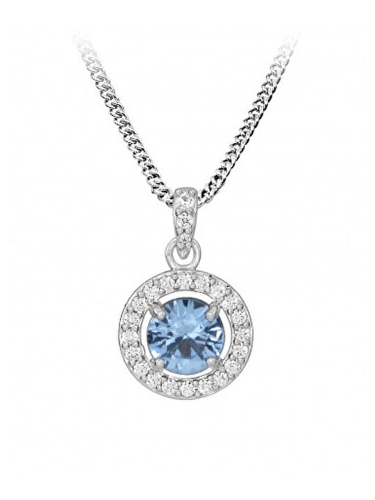 Silver Cat Elegante collana in argento con zirconi SC489 catena, pendente donna