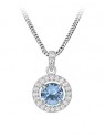 Silver Cat Elegante collana in argento con zirconi SC489 catena, pendente donna
