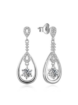MOISS Orecchini scintillanti in argento con zirconi Estera E0003084 donna