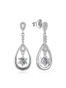 MOISS Orecchini scintillanti in argento con zirconi Estera E0003084 donna
