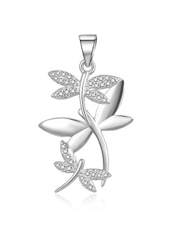 MOISS Ciondolo coordinato in argento a forma di libellula con zirconi P0001123 donna