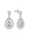 MOISS Orecchini scintillanti in argento con zirconi cubici E0003086 donna