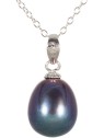 JwL Luxury Pearls Ciondolo con perla blu destra JL0439 donna