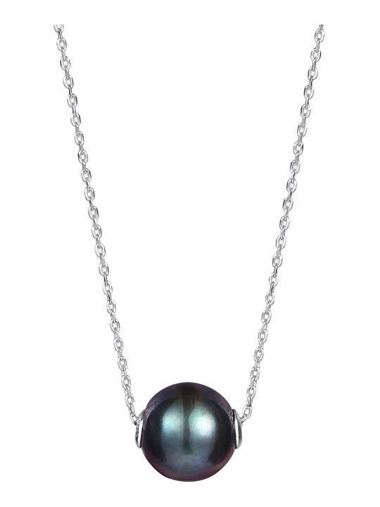 JwL Luxury Pearls Collana da donna con perle nere JL0582 catena, pendente donna