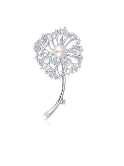 JwL Luxury Pearls Bellissima spilla con perla 2 in 1 Dente di leone JL0664 donna
