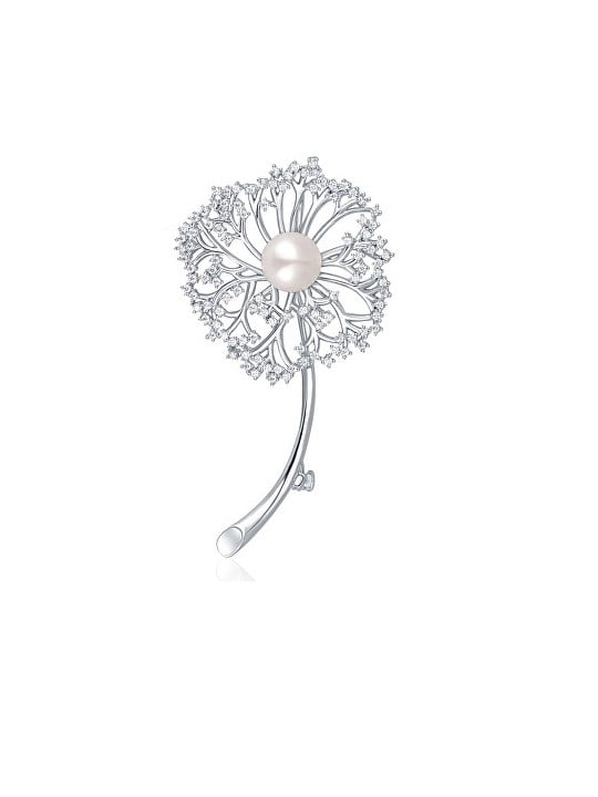 JwL Luxury Pearls Bellissima spilla con perla 2 in 1 Dente di leone JL0664 donna