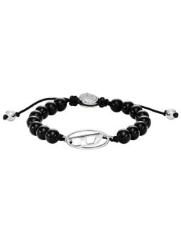 Diesel Bracciale con perline minerali DX1434040 uomo