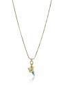 Emily Westwood Delicata collana placcata in oro con farfalla EWN23046G donna