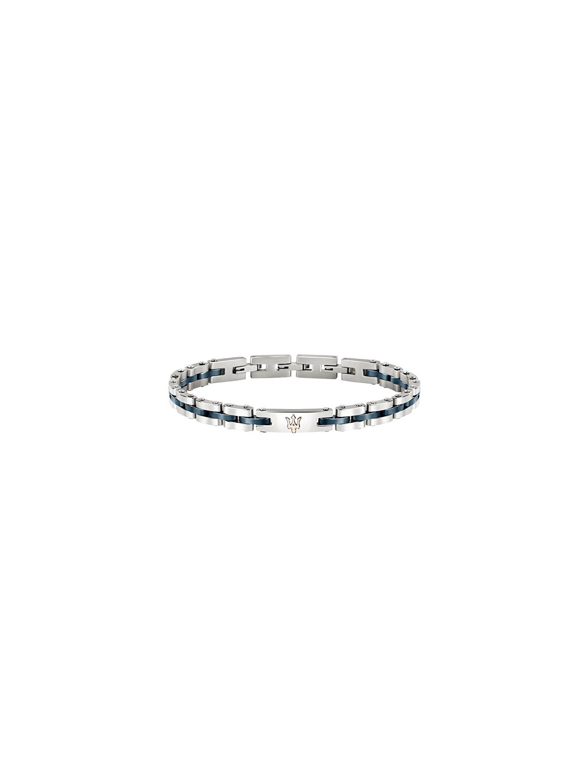 Maserati Bracciale di lusso in acciaio e ceramica JM220ASR08 uomo
