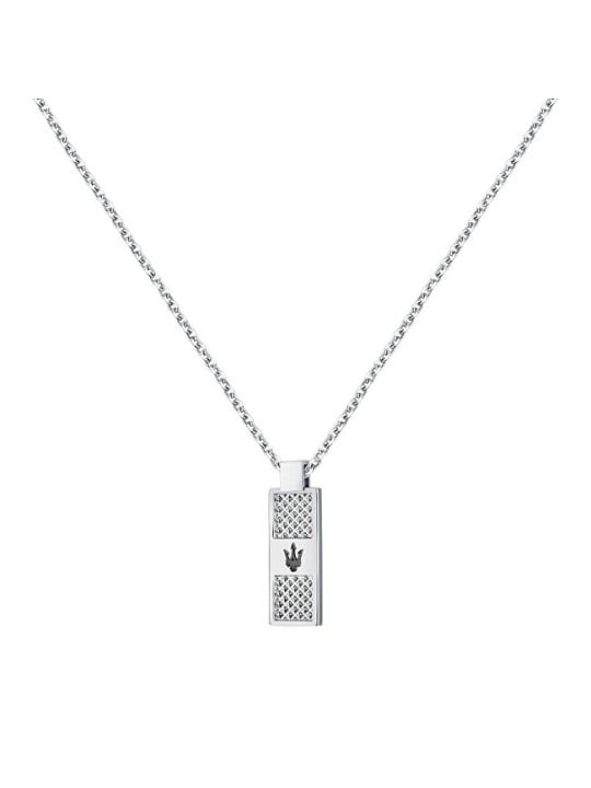 Maserati Collana in acciaio senza tempo Iconica JM423AVD20 uomo