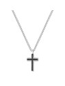 Brosway Collana con croce in acciaio Backliner BBC01 uomo