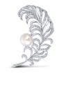 JwL Luxury Pearls Bellissima spilla con perle e piuma JL0699 donna