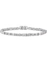 Michael Kors Bracciale di lusso in argento con zirconi Tennis MKC1661CZ040 donna