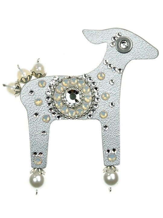 Deers Grande cerva argentata Lea donna