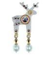 Deers Incantevole piccolo cervo Leopardia donna
