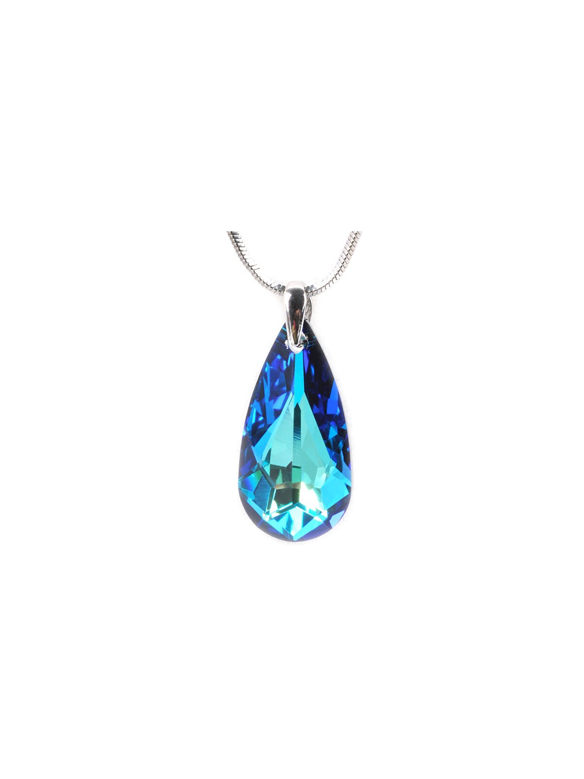 Levien Collana pendente delicata color blu Bermuda donna