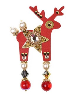 Deers Cervo Rosso Stella Rossa donna