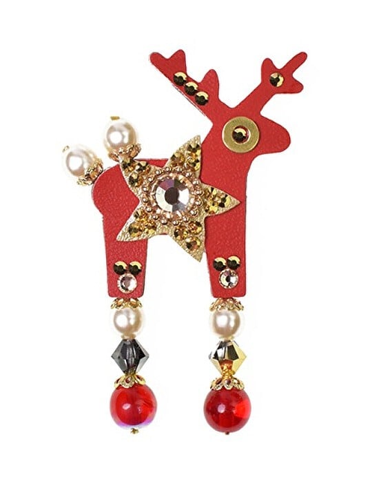 Deers Cervo Rosso Stella Rossa donna