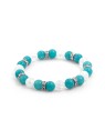 Agato Bracciale di perline in calcite e cristallo MINK72 / 18 donna