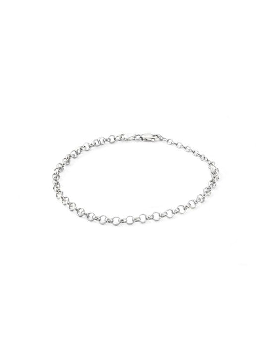 Beneto Exclusive Elegante bracciale in argento Anker AGB37 - Lunghezza: 17 cm donna