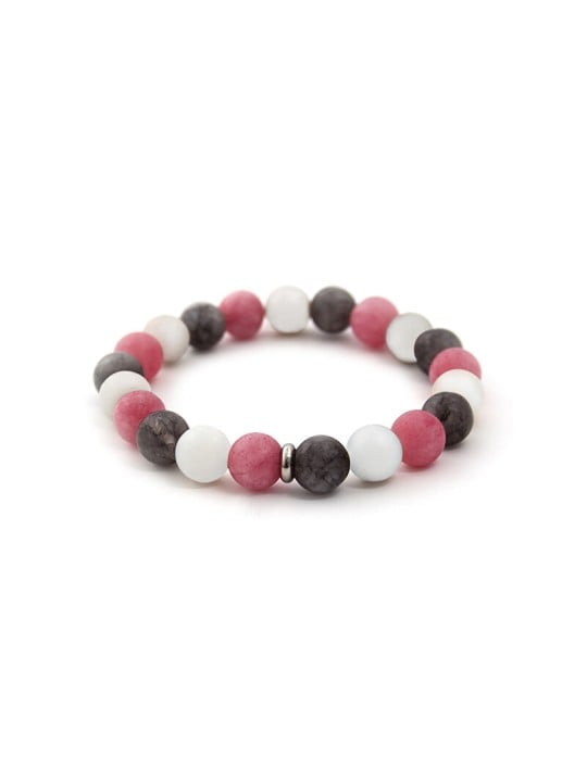Agato Bracciale di perline in giada e giada MINK85 / 17 donna
