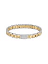 Hugo Boss Elegante bracciale bicolore da uomo con maglie in metallo, modello Essentials 1580195 uomo