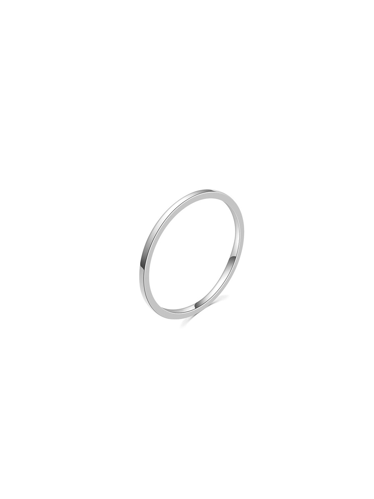 MOISS Anello minimalista in argento R0002020 - Circonferenza: 61 mm donna