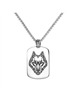 Troli Collana moderna in acciaio Wolf VGX1824 uomo