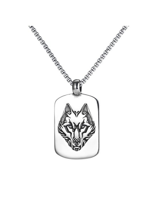 Troli Collana moderna in acciaio Wolf VGX1824 uomo