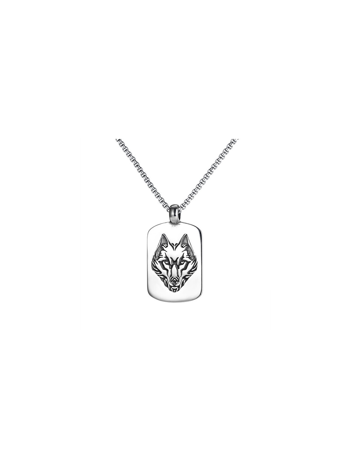 Troli Collana moderna in acciaio Wolf VGX1824 uomo