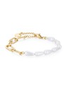 Troli Incantevole bracciale dorato con perle VWSB001G donna